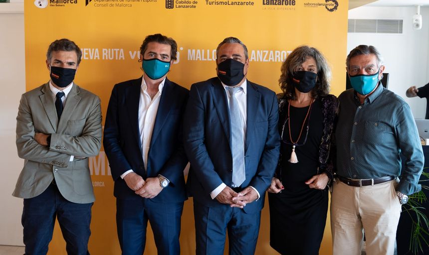 Con Isabel Fdez de Vueling, Ricardo Fdez de Avoris y Emilio Rivas de Globalia